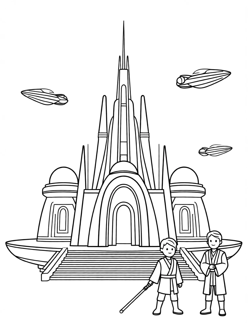 (Star Wars) Jedi Temple on Coruscant