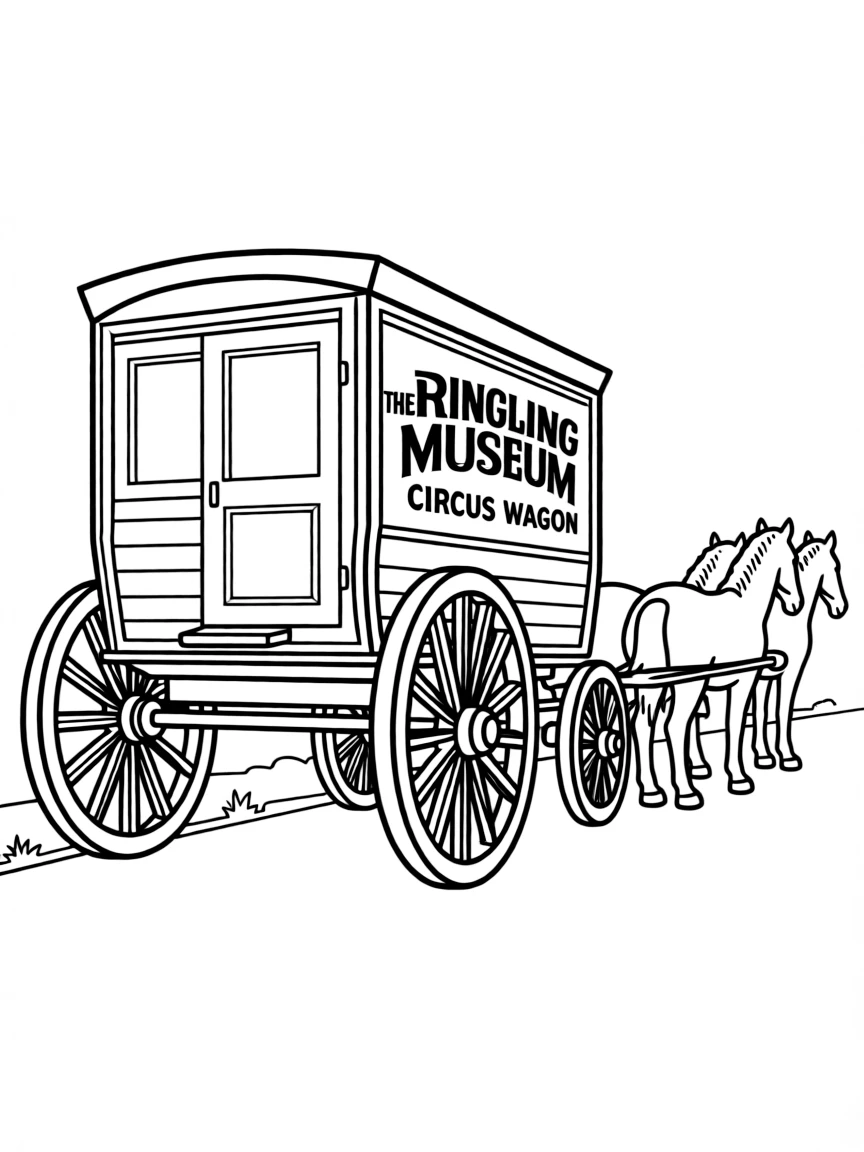 (Florida) The Ringling Museum circus wagon
