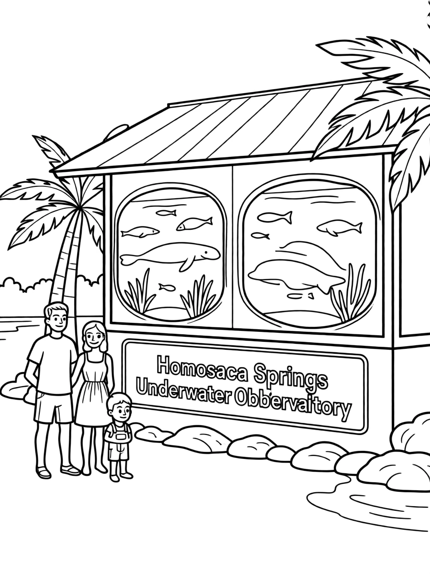 (Florida) Homosassa Springs underwater observatory