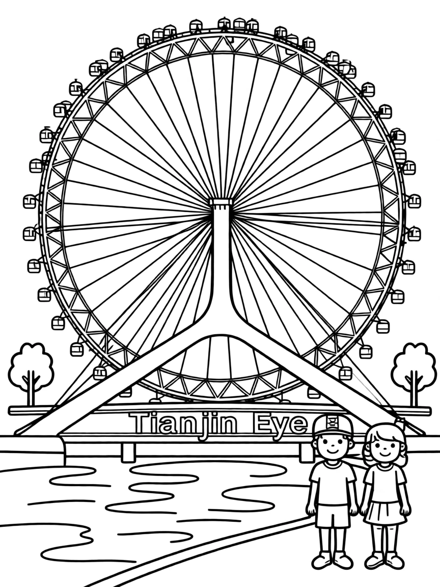 (Tianjin) Tianjin Eye giant Ferris wheel