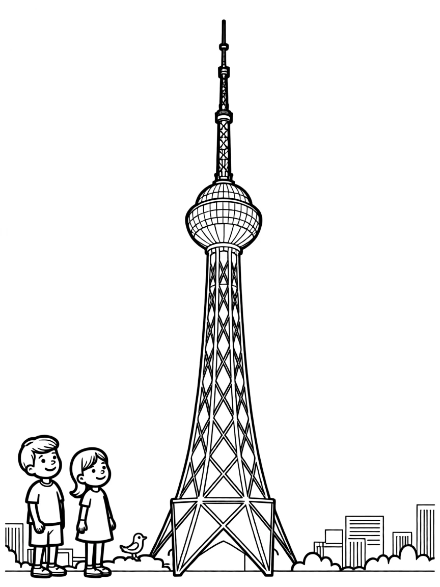 (Tianjin) Tianjin TV Tower tall structure