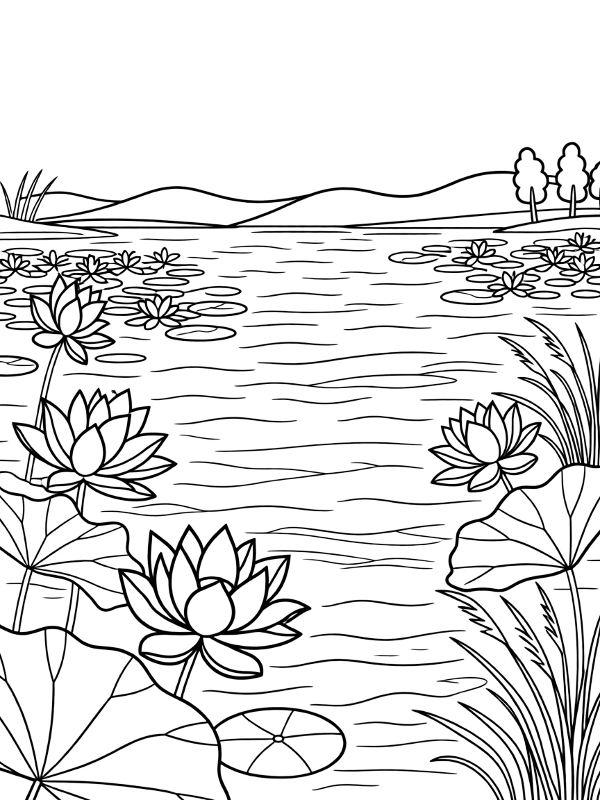 (Hebei) Baiyangdian Lake with lotus flowers