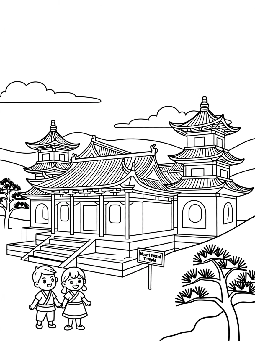 (Shanxi) Mount Wutai Buddhist temple complex