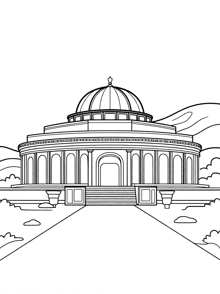 (Inner Mongolia) Mausoleum of Genghis Khan structure