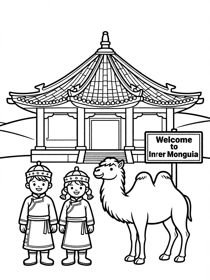 (Inner Mongolia) Traditional Mongolian temple