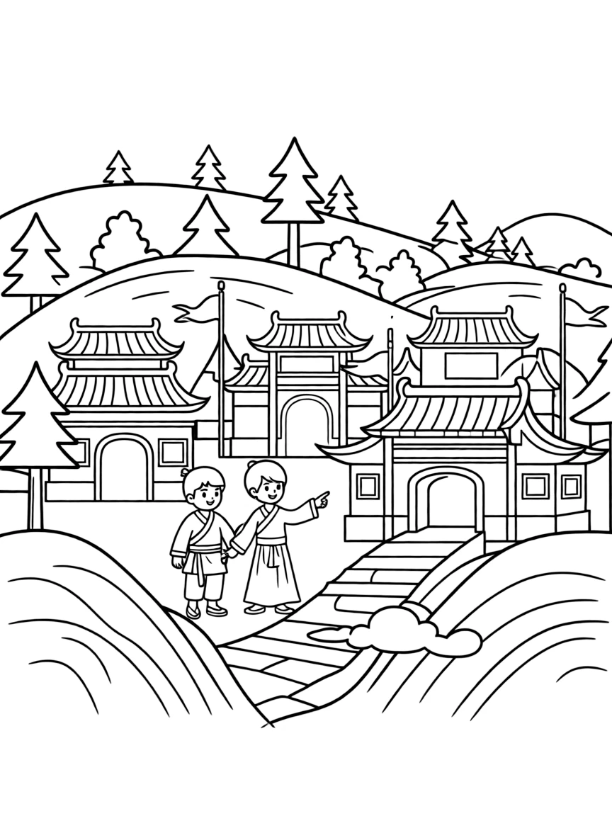 (Liaoning) Qianshan Mountains with temples