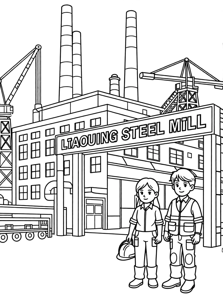 (Liaoning) Industrial heritage steel mill outline
