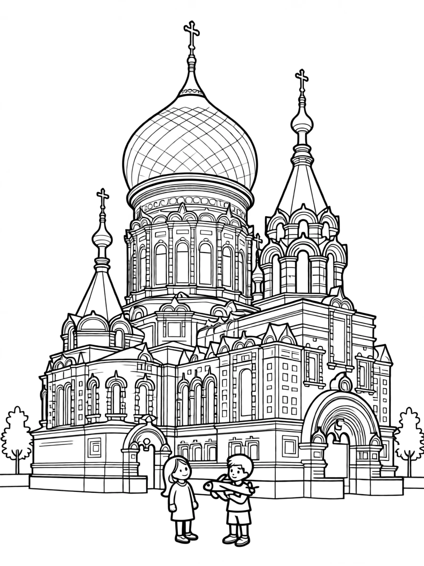 (Heilongjiang) Saint Sophia Cathedral Byzantine architecture