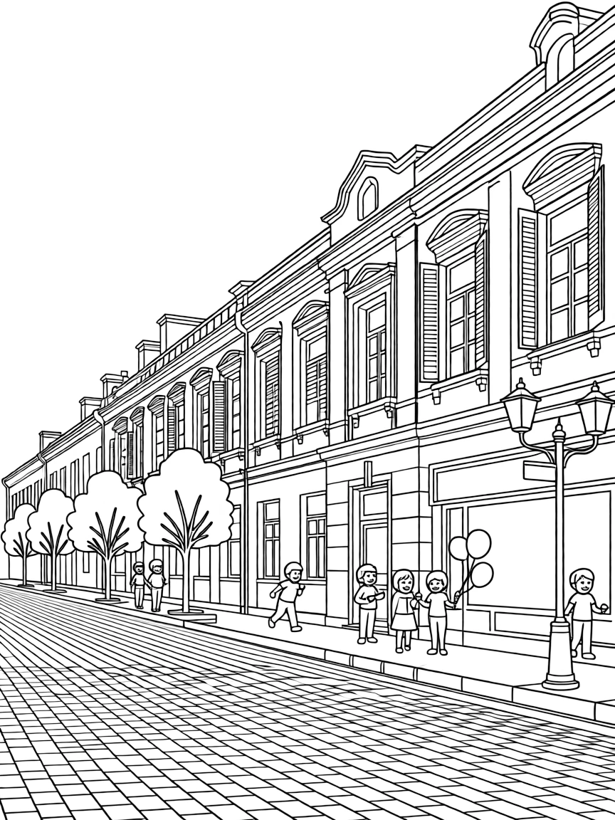 (Heilongjiang) Harbin Central Street European buildings
