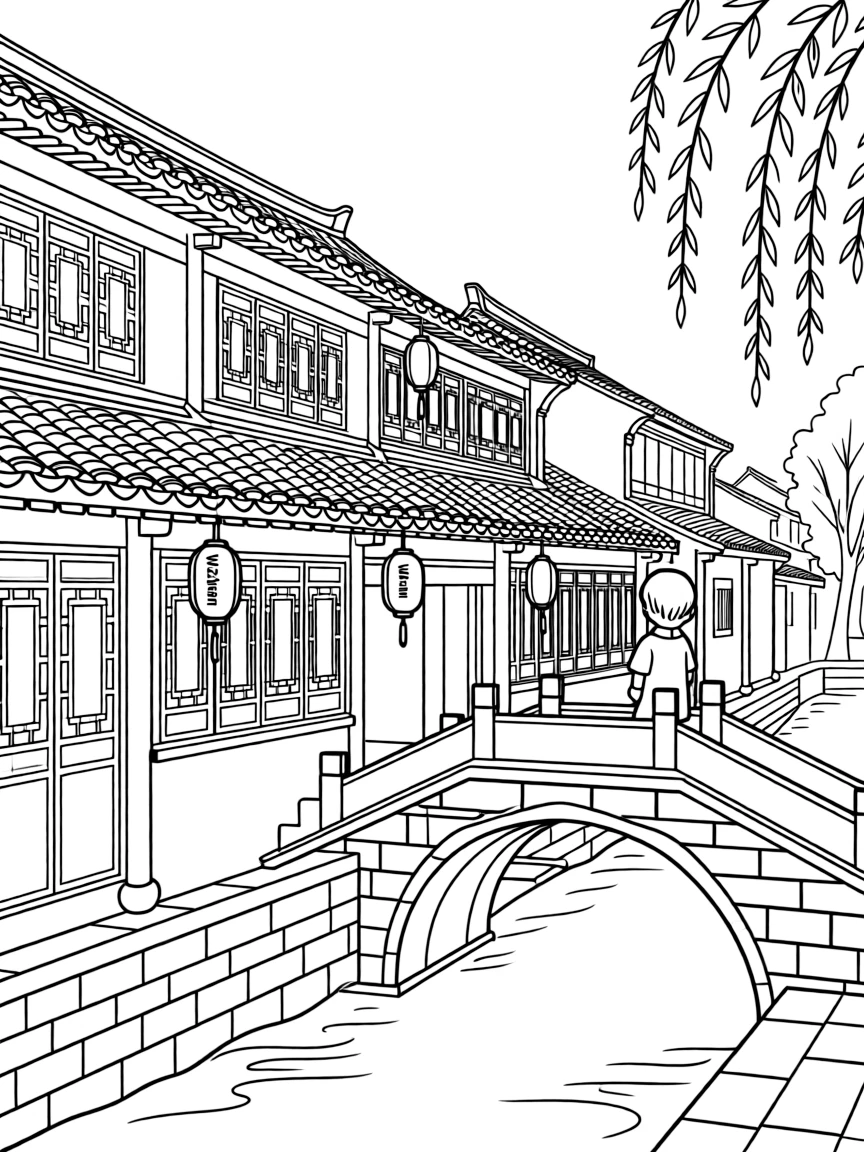 (Zhejiang) Wuzhen Water Town ancient buildings
