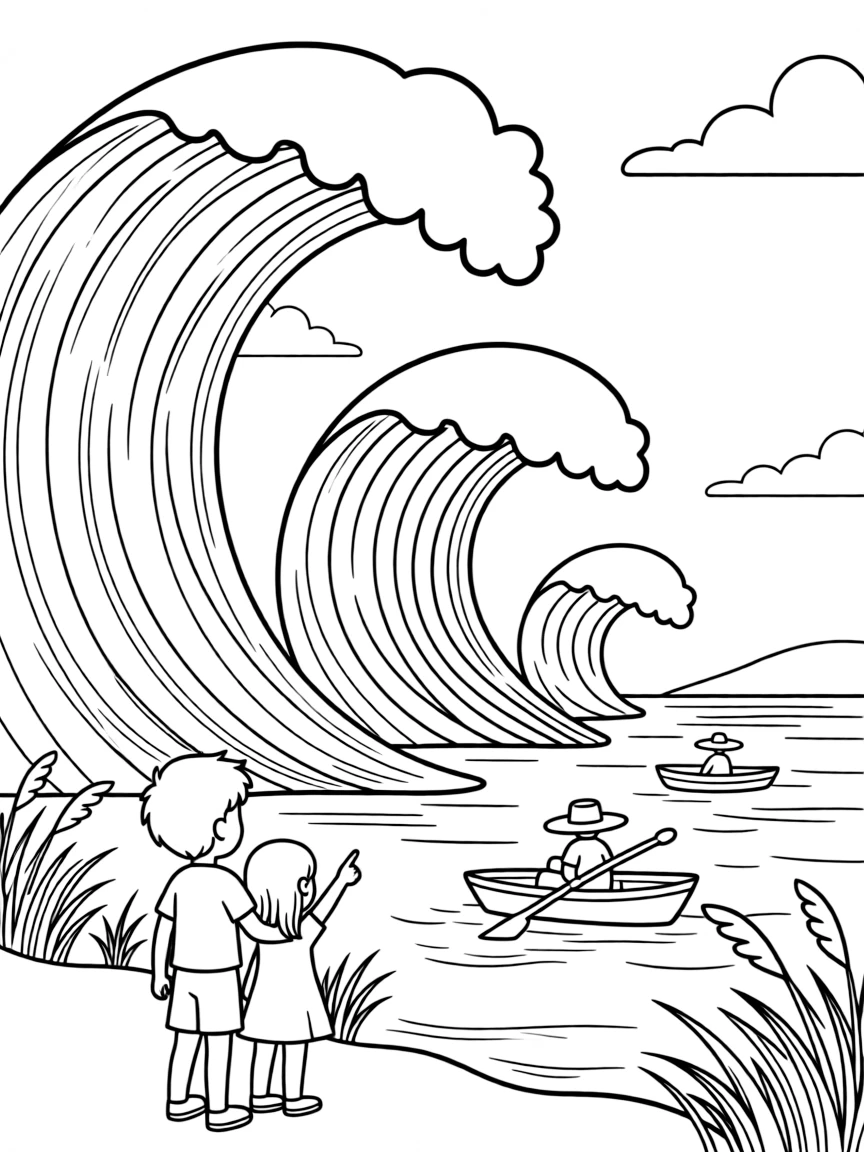 (Zhejiang) Qiantang River tidal bore waves