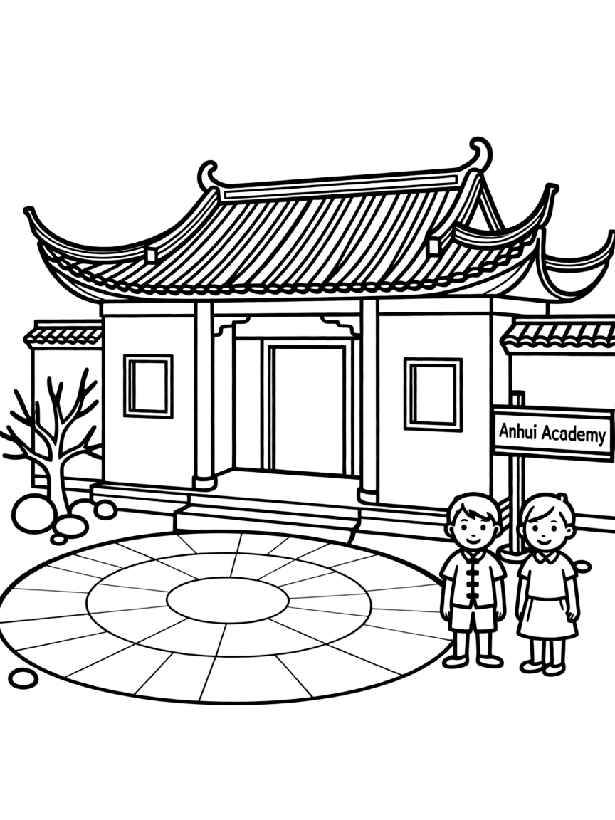 (Anhui) Traditional Chinese academy building