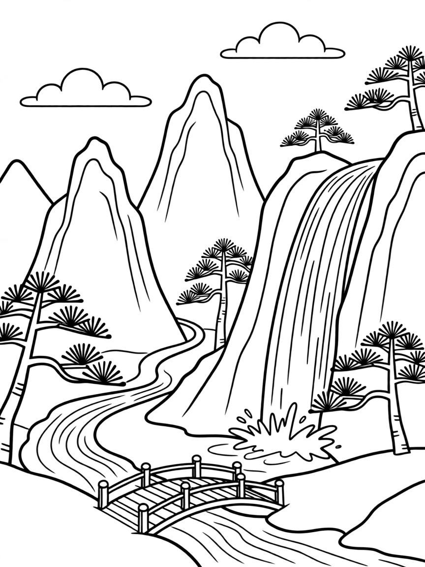 (Jiangxi) Mount Lu scenic peaks and waterfalls