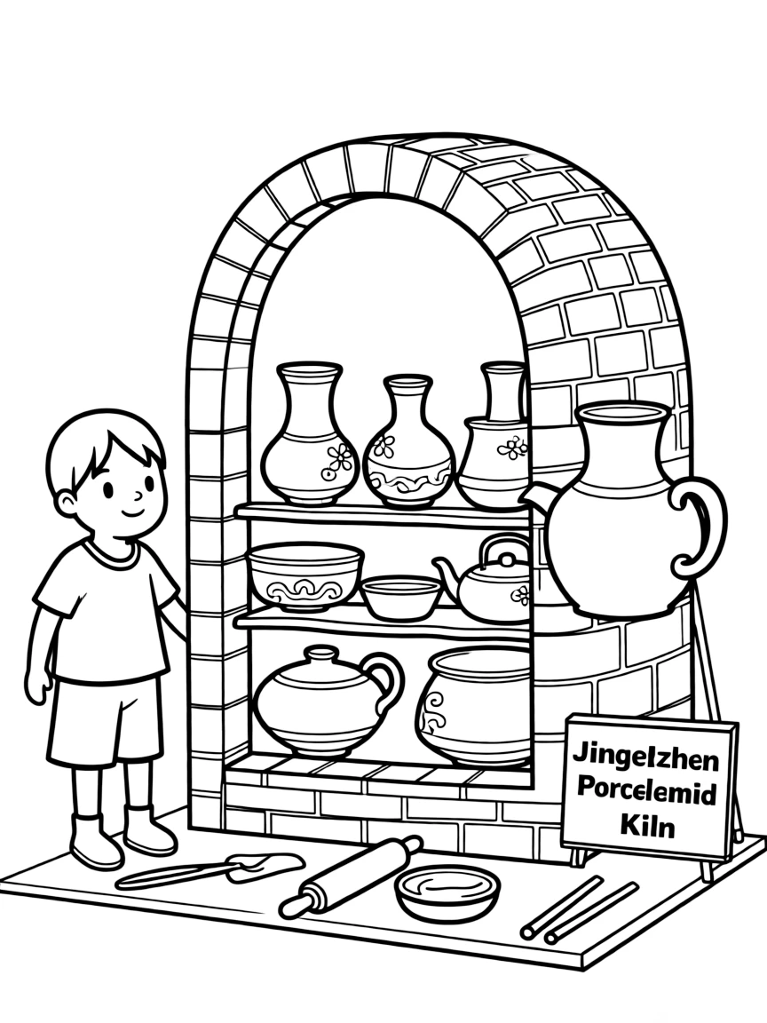 (Jiangxi) Jingdezhen porcelain kiln and pottery