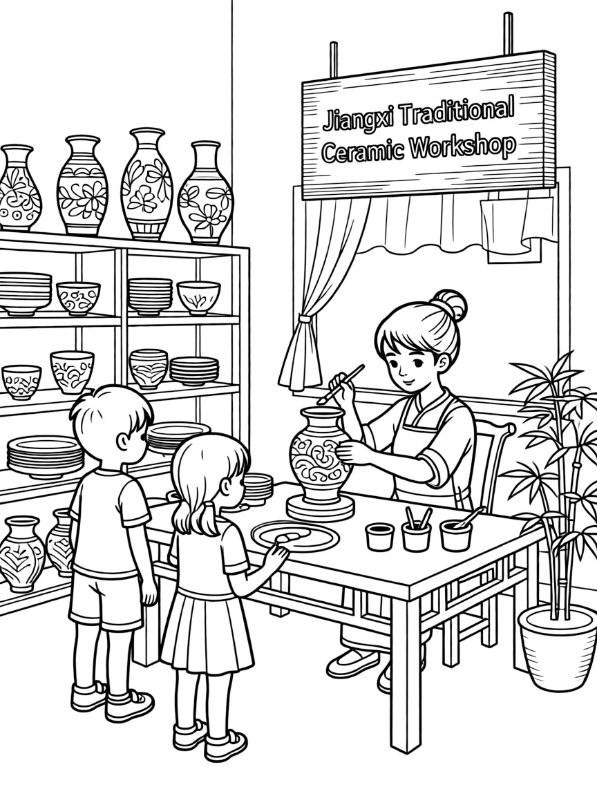(Jiangxi) Traditional Chinese ceramic workshop