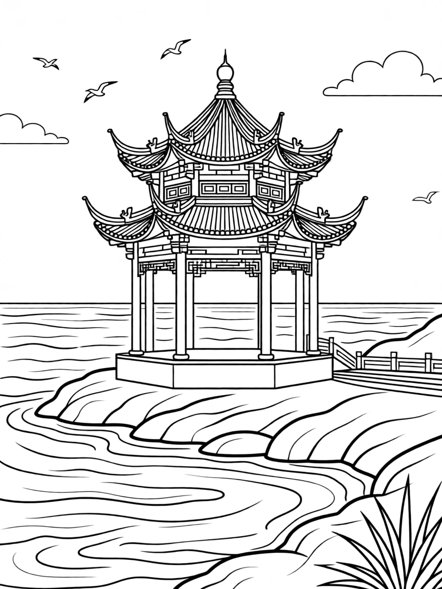 (Shandong) Penglai Pavilion by the sea