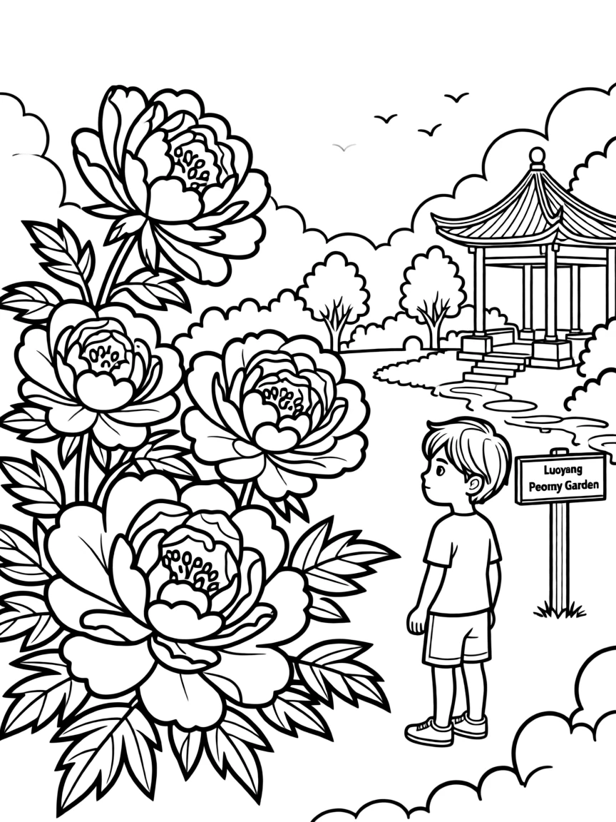(Henan) Peony flowers in Luoyang garden