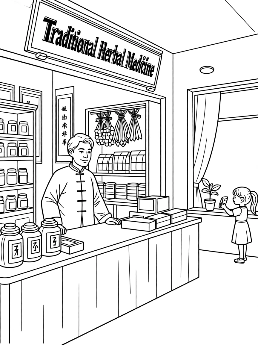 (Hubei) Traditional Chinese herbal medicine shop