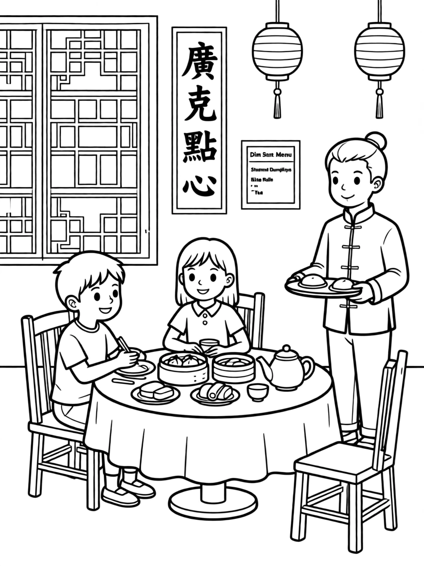 (Guangdong) Traditional Chinese dim sum restaurant