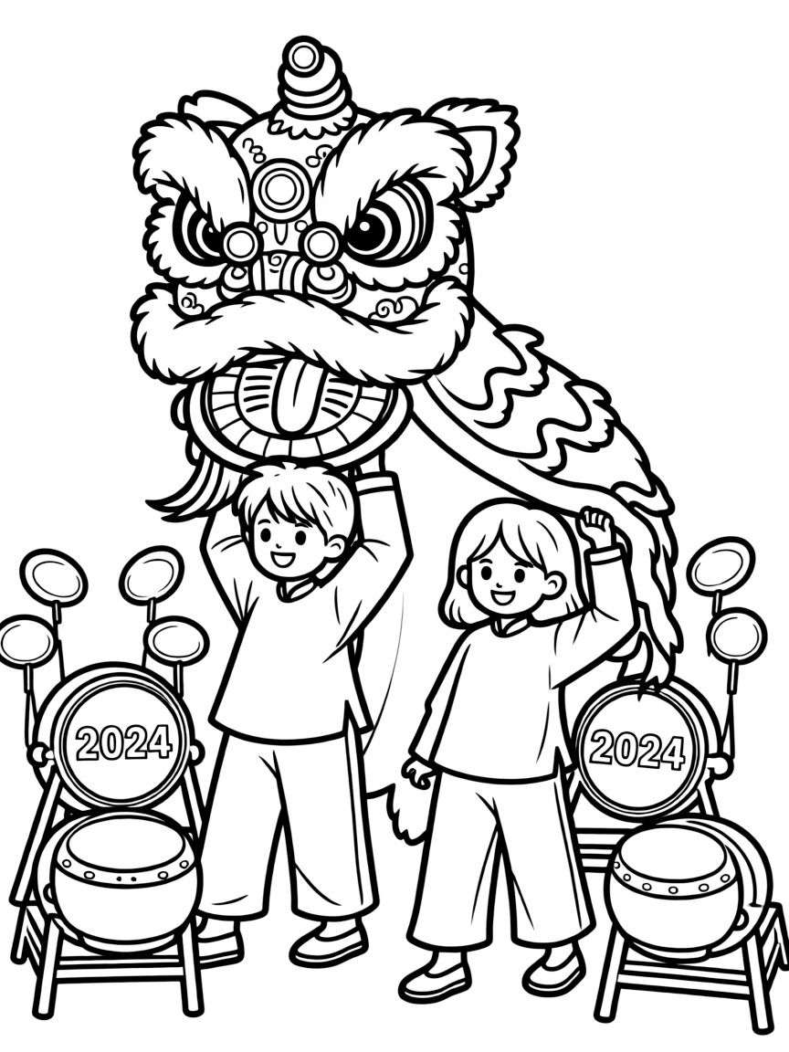 (Guangdong) Traditional Chinese lion dance