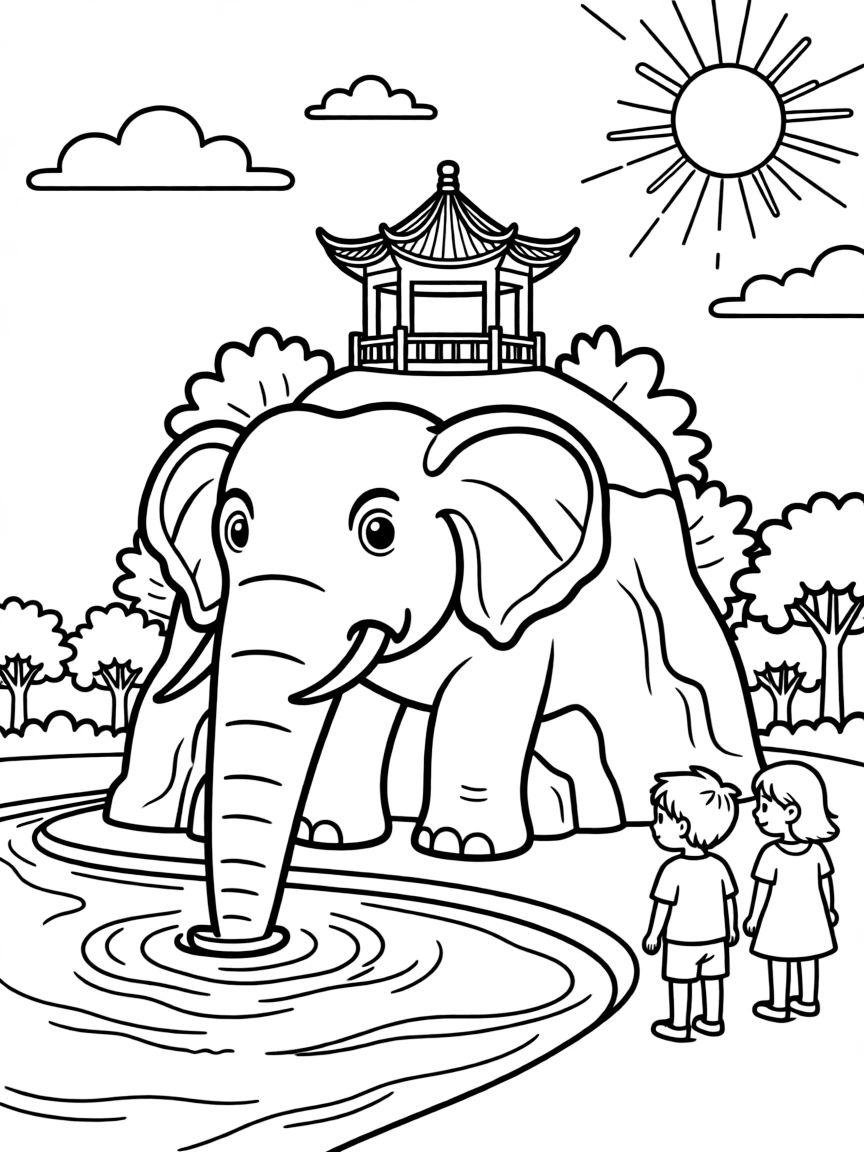 (Guangxi) Elephant Trunk Hill rock formation