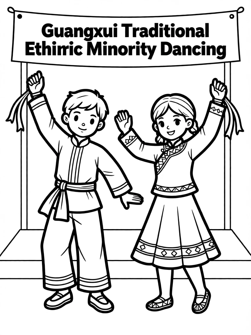 (Guangxi) Traditional ethnic minority dancing