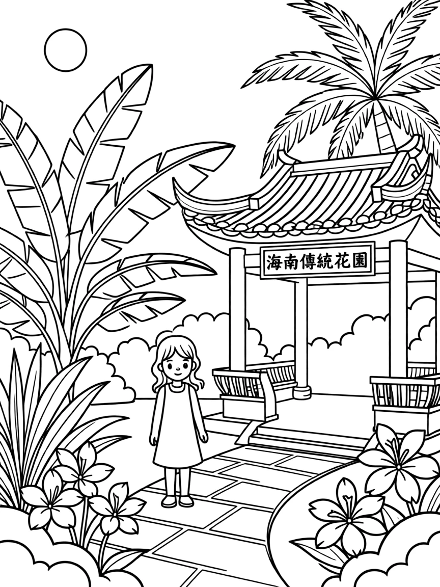 (Hainan) Traditional Chinese tropical garden