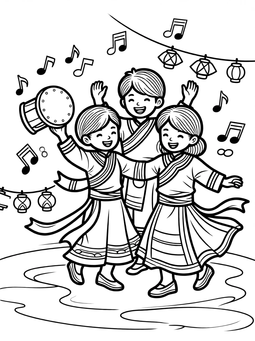 (Guizhou) Ethnic minority festival dancing