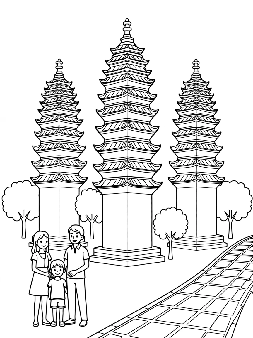 (Yunnan) Dali Three Pagodas temple complex