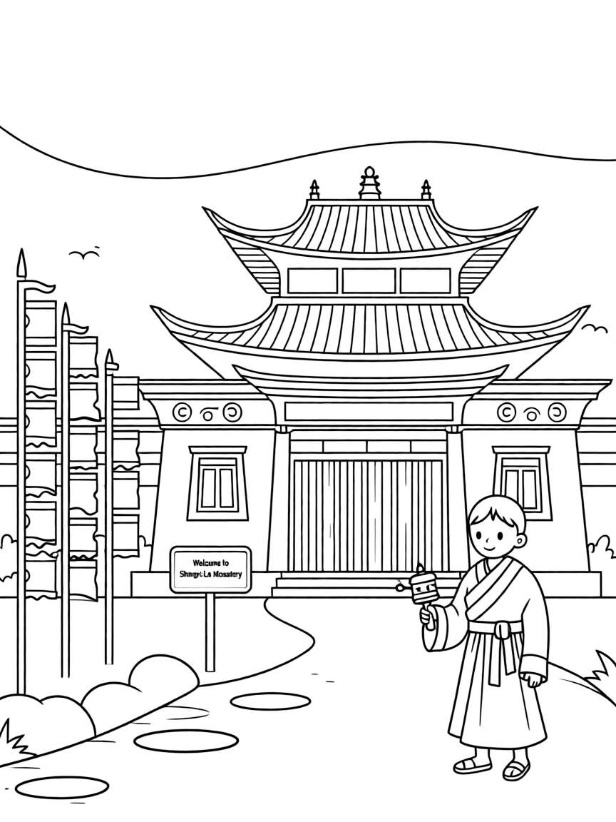 (Yunnan) Shangri-La Tibetan monastery