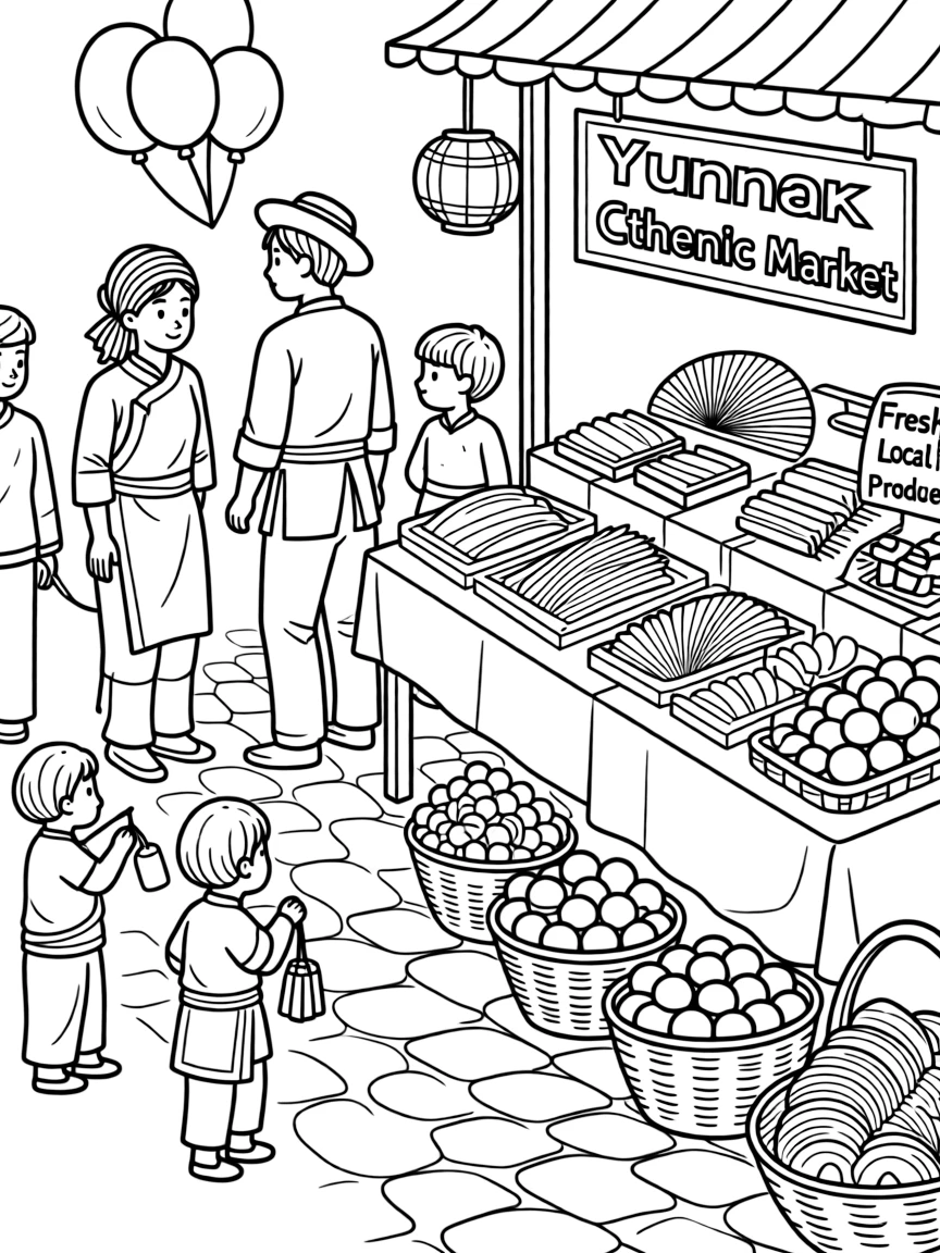 (Yunnan) Traditional Chinese ethnic market