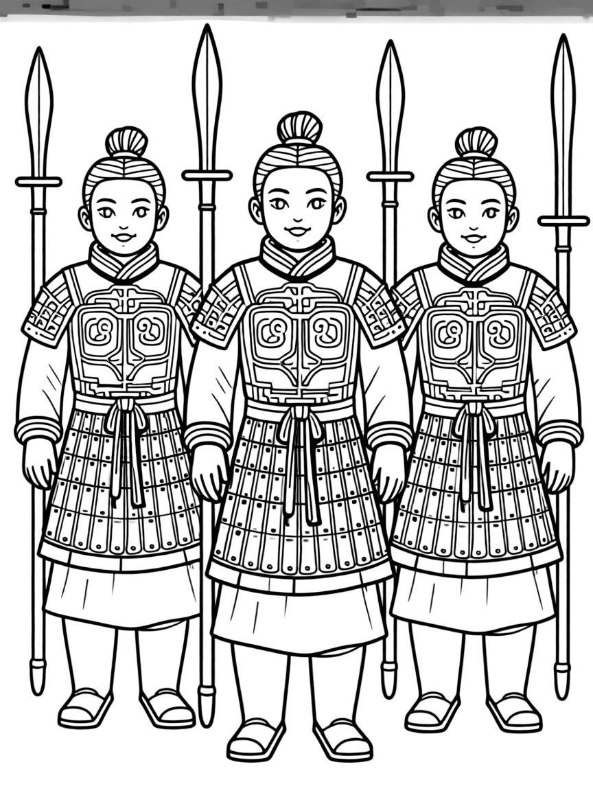 (Shaanxi) Terracotta Army warrior figures