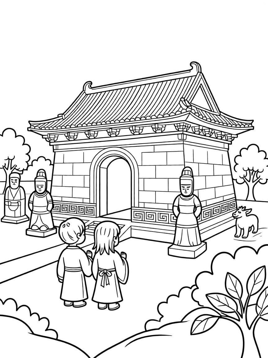 (Shaanxi) Traditional Chinese emperor's tomb