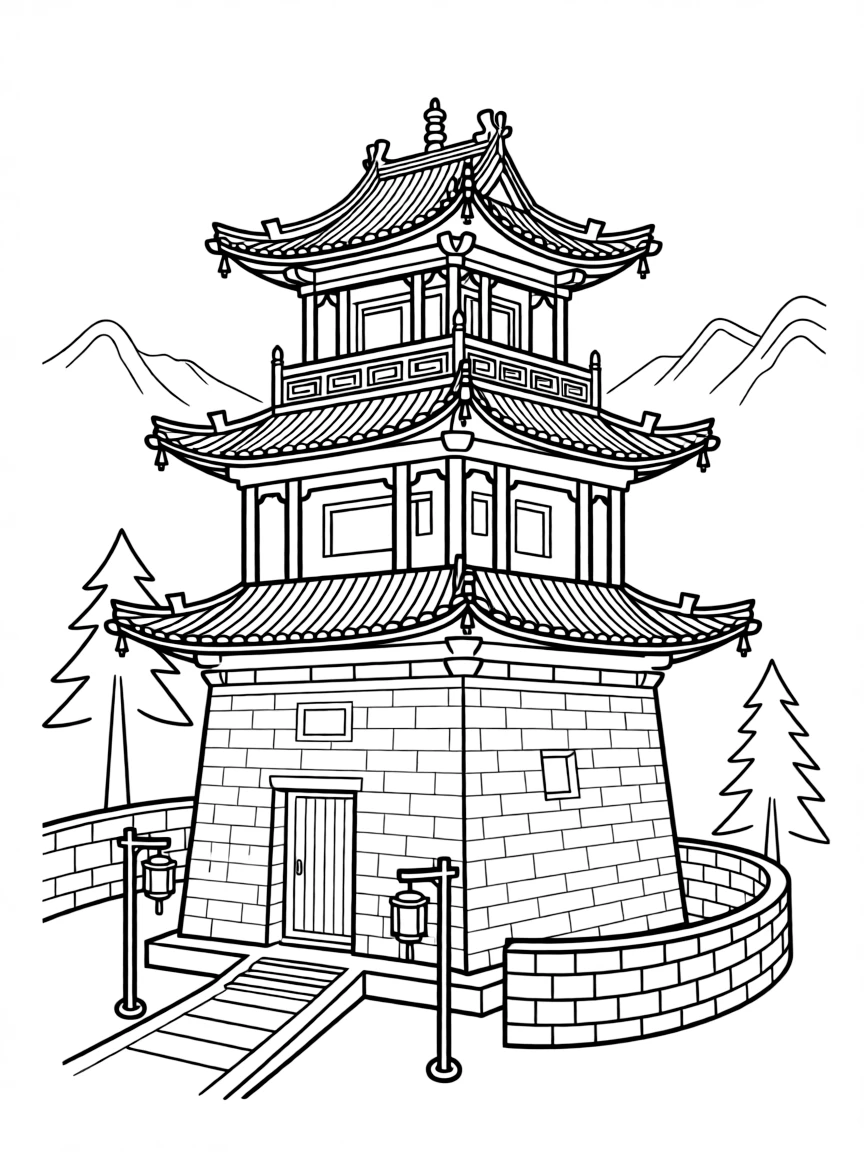 (Shaanxi) Ancient Chinese watchtower