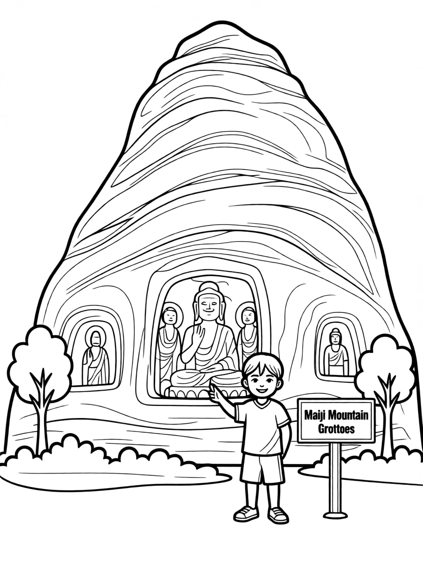 (Gansu) Maiji Mountain grottoes