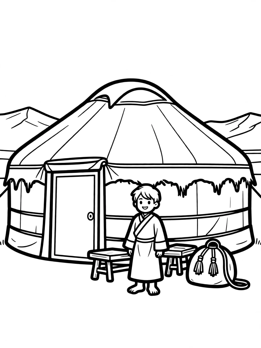 (Qinghai) Traditional Tibetan nomad tent