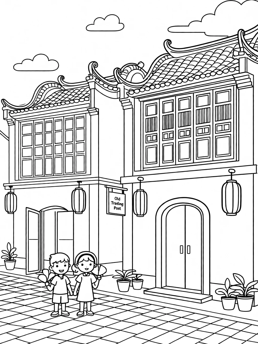 (Macau) Historic Chinese trading post buildings