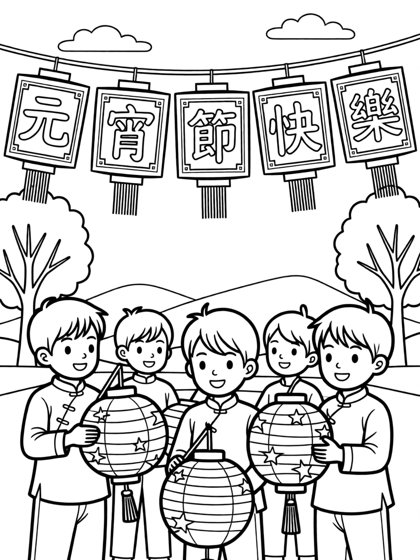 (Taiwan) Traditional Chinese lantern festival