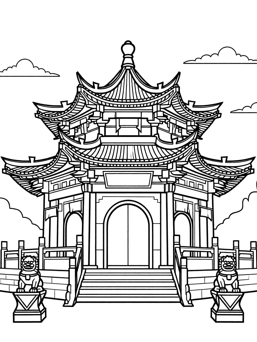 (Tianjin) Dabei Temple Buddhist architecture