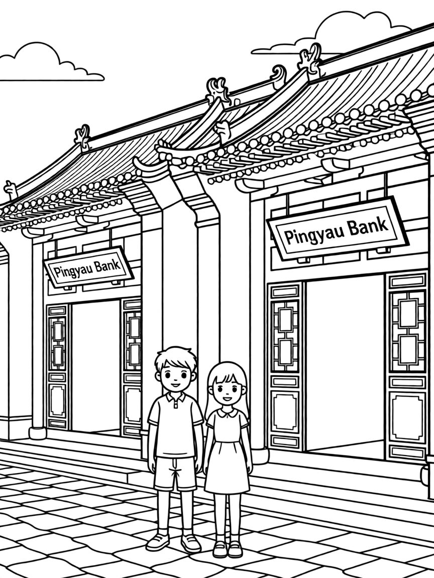 (Shanxi) Pingyao Ancient City traditional banks