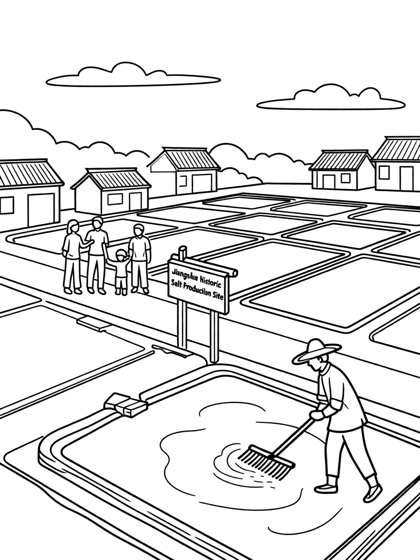 (Jiangsu) Historic Chinese salt production site