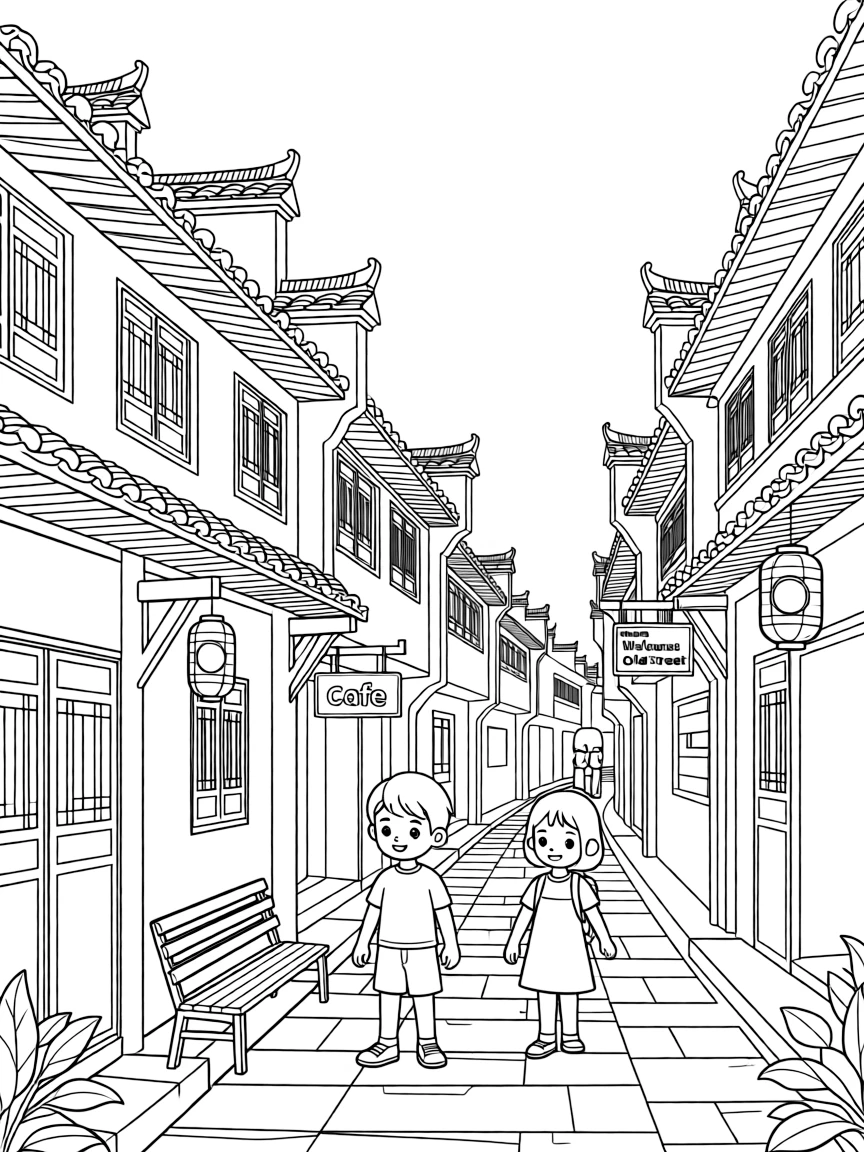 (Anhui) Tunxi Old Street traditional architecture