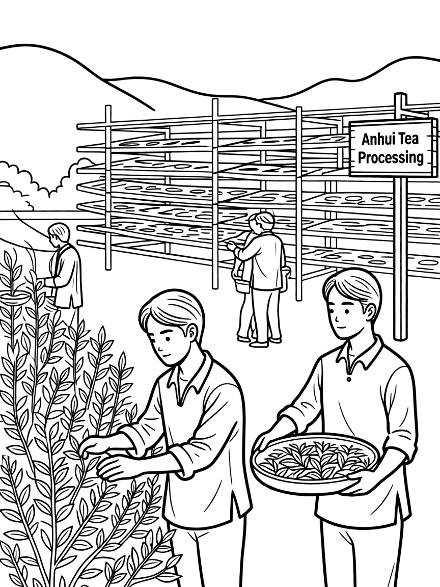(Anhui) Traditional Chinese tea processing facility