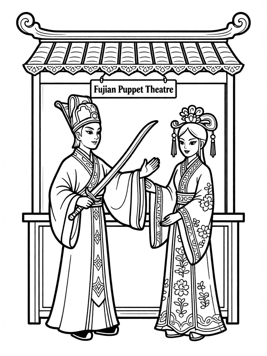 (Fujian) Traditional Chinese puppet theater