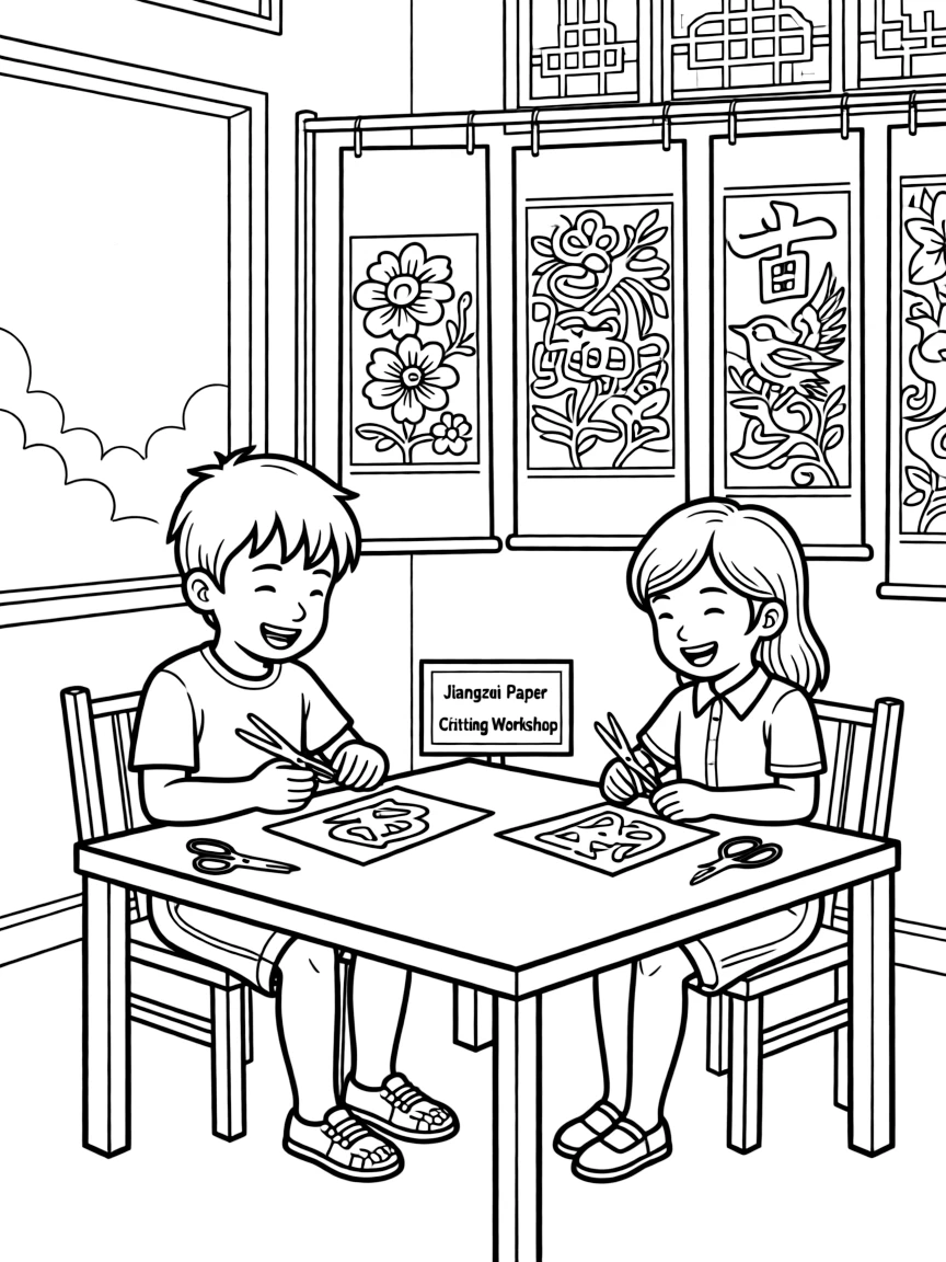 (Jiangxi) Traditional Chinese paper cutting workshop