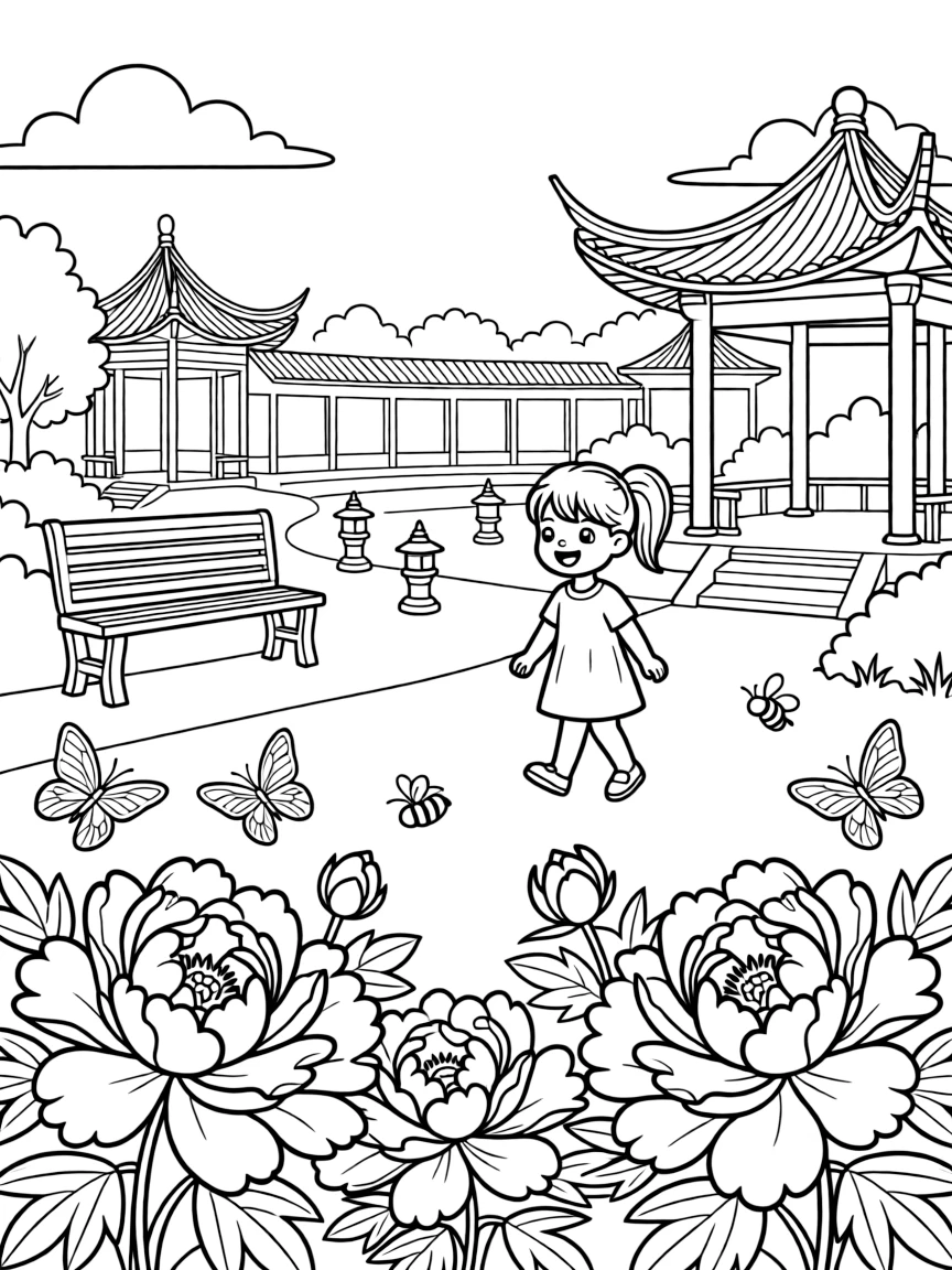 (Henan) Luoyang peony garden in spring