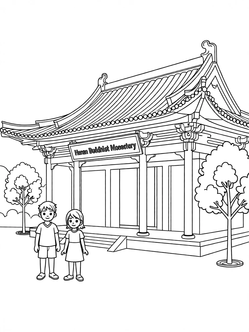 (Henan) Historic Chinese Buddhist monastery