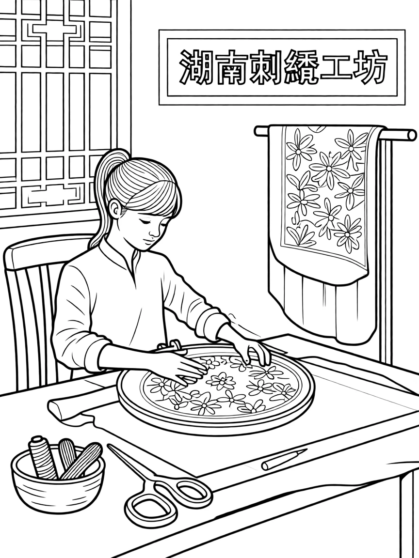 (Hunan) Traditional Chinese embroidery workshop