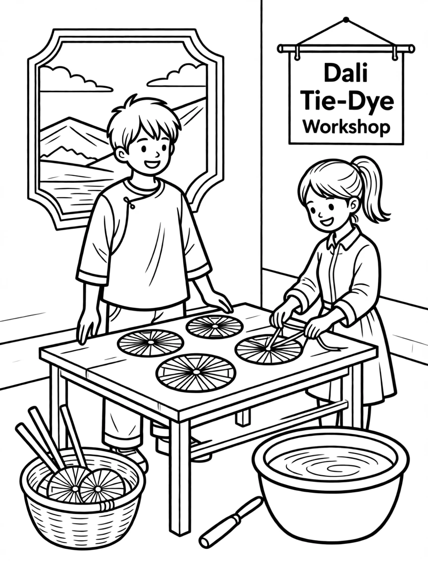 (Yunnan) Dali traditional tie-dye workshop