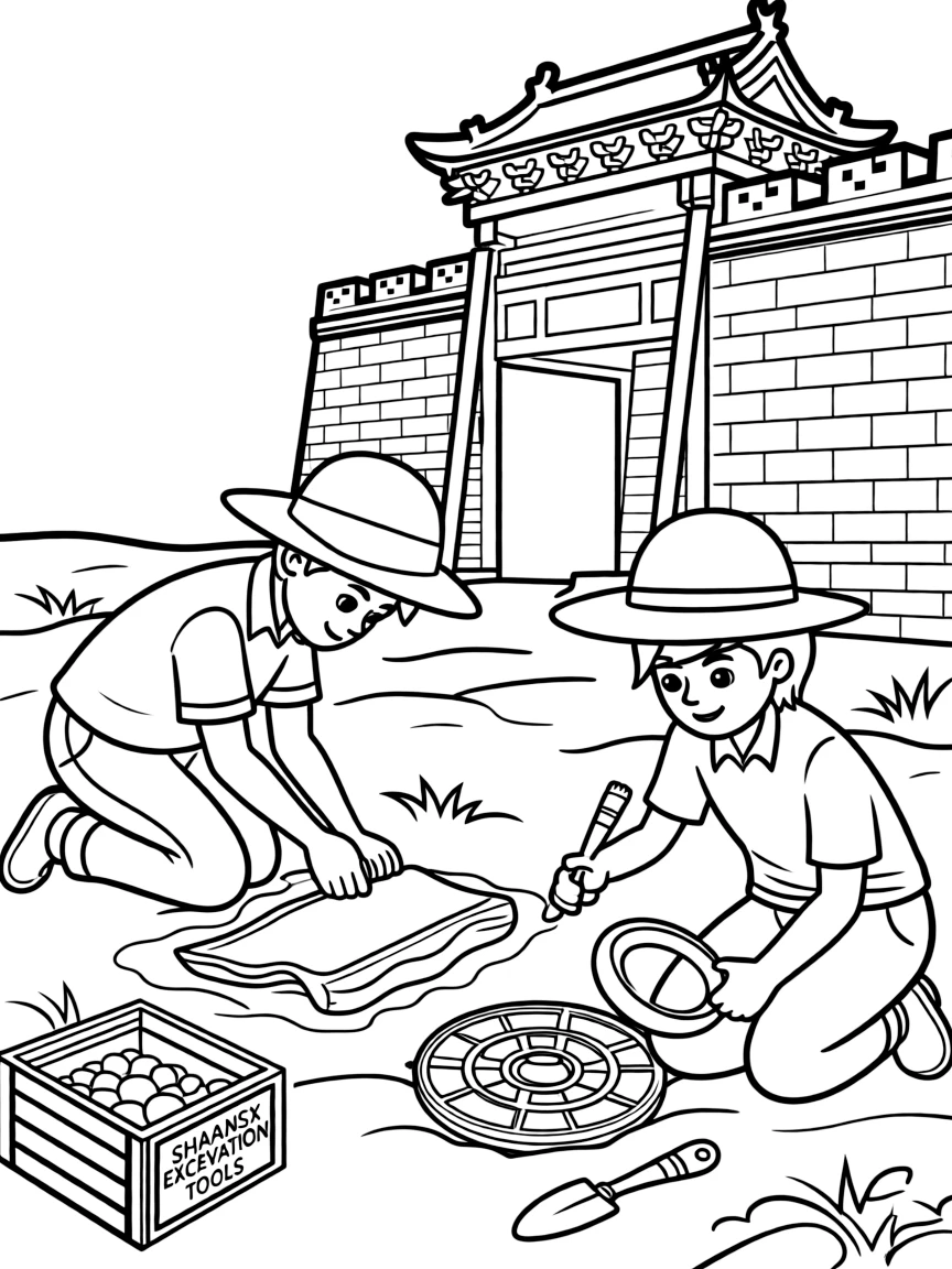 (Shaanxi) Traditional Chinese archaeological excavation